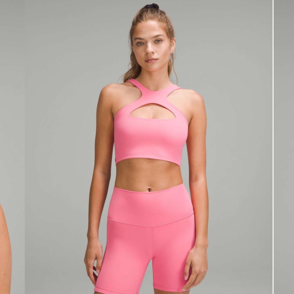 Lululemon Bend This Scoop and Cross Bra Light Support, A-C Cups, Sakura XXS/XS